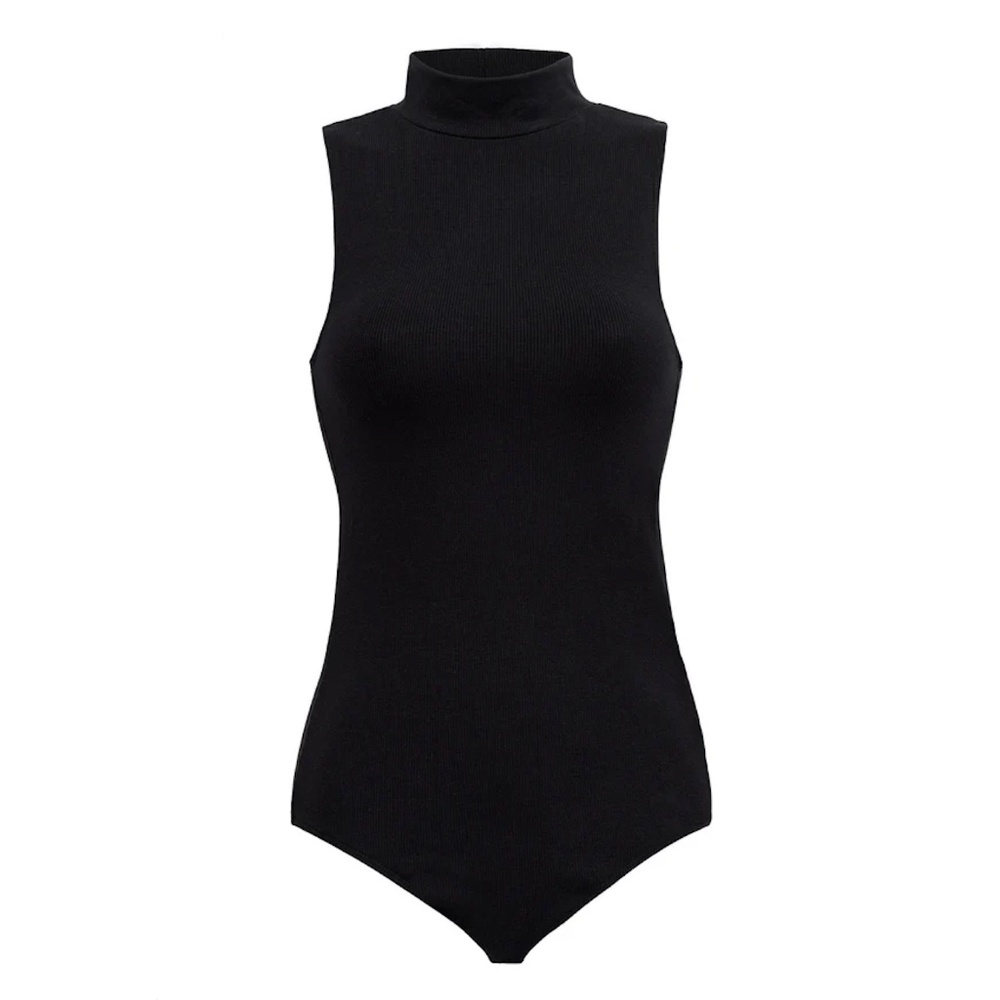 American Apparel, Mock Neck Tank Bodysuit, Size Small NWOT